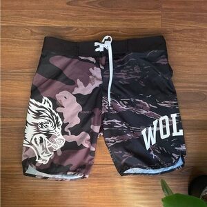 Darc Sport Wolves 32 No Weapon Stage Shorts Black Camo